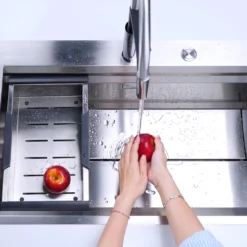 CHẬU RỬA BÁT 1 HỐ ARTINOX MOSE NA808 kiểu dáng tinh tế, chậu rửa bát inox dễ vệ sinh