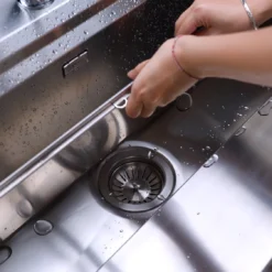 CHẬU RỬA BÁT 1 HỐ ARTINOX MOSE NA808 kiểu dáng tinh tế, chậu rửa bát inox dễ vệ sinh
