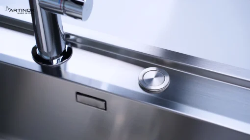 CHẬU RỬA BÁT 1 HỐ ARTINOX NEWGO NA830 kiểu dáng tinh tế, chậu rửa bát inox dễ vệ sinh