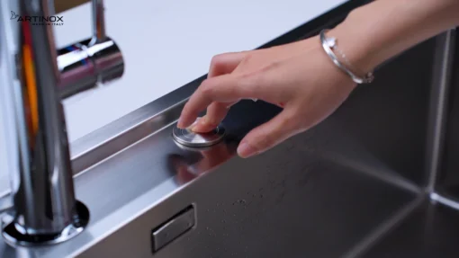 CHẬU RỬA BÁT 1 HỐ ARTINOX NEWGO NA830 kiểu dáng tinh tế, chậu rửa bát inox dễ vệ sinh
