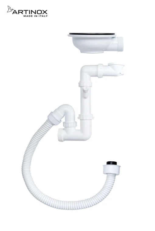 CHẬU RỬA BÁT 1 HỐ ARTINOX NEWGO NA830 công năng xiphong và bát rác