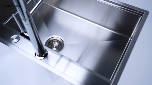 CHẬU RỬA BÁT 1 HỐ ARTINOX NEWGO NA830 kiểu dáng tinh tế, chậu rửa bát inox dễ vệ sinh