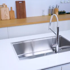 CHẬU RỬA BÁT 1 HỐ ARTINOX NEWGO NA830 với thiết kế bồn rửa chén inox hiện đại, chậu rửa chén tiện dụng cho mọi gian bếp
