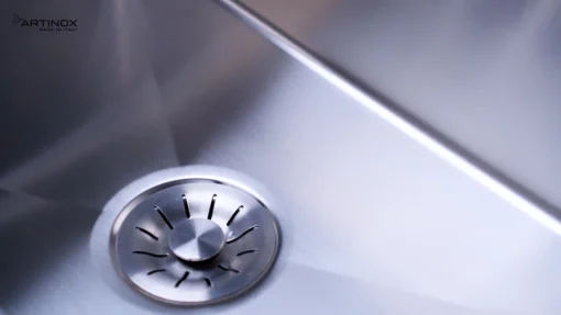 CHẬU RỬA BÁT 1 HỐ ARTINOX TITANIUM NA875U kiểu dáng tinh tế, chậu rửa bát inox dễ vệ sinh