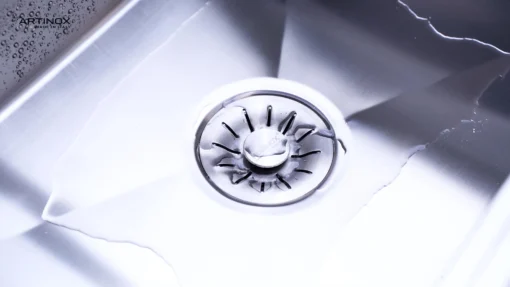 CHẬU RỬA BÁT 1 HỐ ARTINOX TITANIUM NA875U kiểu dáng tinh tế, chậu rửa bát inox dễ vệ sinh