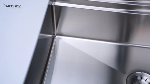 CHẬU RỬA BÁT 1 HỐ ARTINOX TITANIUM NA885U kiểu dáng tinh tế, chậu rửa bát inox dễ vệ sinh