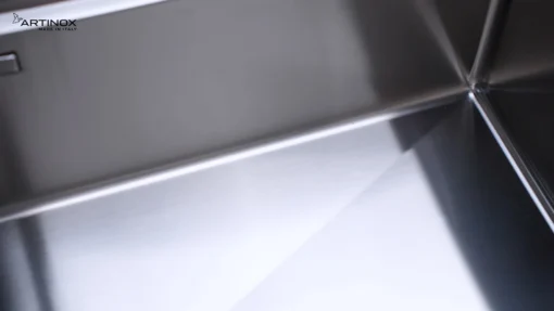 CHẬU RỬA BÁT 1 HỐ ARTINOX TITANIUM NA885U kiểu dáng tinh tế, chậu rửa bát inox dễ vệ sinh