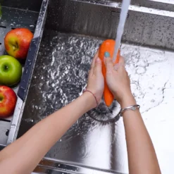 CHẬU RỬA BÁT 1 HỐ ARTINOX TITANIUM NA885U kiểu dáng tinh tế, chậu rửa bát inox dễ vệ sinh