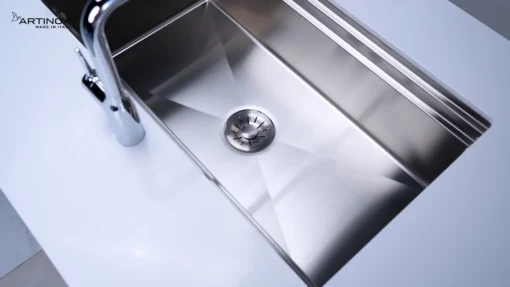 CHẬU RỬA BÁT 1 HỐ ARTINOX TITANIUM NA885U kiểu dáng tinh tế, chậu rửa bát inox dễ vệ sinh