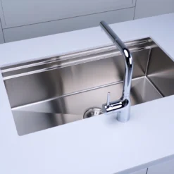 CHẬU RỬA BÁT 1 HỐ ARTINOX TITANIUM NA885U với thiết kế bồn rửa chén inox titanium hiện đại, chậu rửa chén tiện dụng cho mọi gian bếp