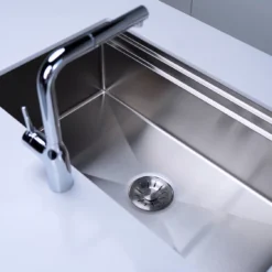 CHẬU RỬA BÁT 1 HỐ ARTINOX TITANIUM NA885U với thiết kế bồn rửa chén inox titanium hiện đại, chậu rửa chén tiện dụng cho mọi gian bếp