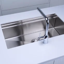 CHẬU RỬA BÁT 1 HỐ ARTINOX TITANIUM NA885U với thiết kế bồn rửa chén inox titanium hiện đại, chậu rửa chén tiện dụng cho mọi gian bếp