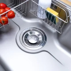 Chậu rửa bát 1 hố Nobinox Liken NL724D dễ dàng vệ sinh.