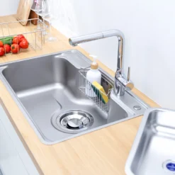 Bồn rửa chén 1 hố Nobinox Liken NL724D chống trầy xước.