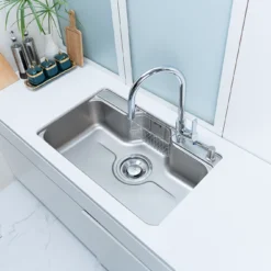 Bồn rửa chén 1 hố Nobinox Liken NL725D dễ dàng sử dụng cho gia đình.