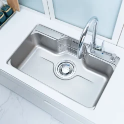 Chậu rửa bát Nobinox Liken NL725D bền bỉ với thời gian, thiết kế nhỏ gọn.