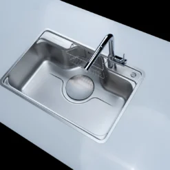 Chậu rửa bát Nobinox Liken NL725D với khả năng chịu lực tuyệt vời.