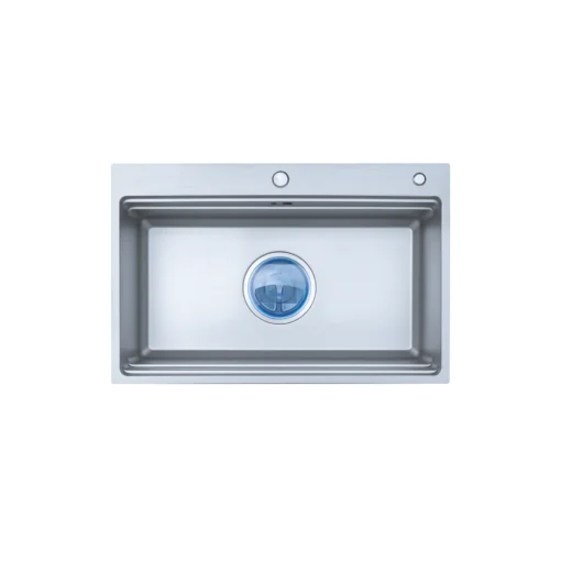 Chậu rửa bát 1 hố NOBINOX LIRA NJ560D – bồn rửa chén inox 304 với thiết kế tinh tế cho gian bếp hiện đại