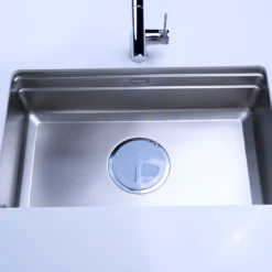Chậu rửa bát 1 hố Nobinox Lira NJ562D inox sáng bóng, dễ vệ sinh – Bồn rửa chén chất lượng cao.