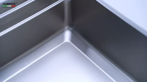 Chậu rửa bát 1 hố Nobinox Lira NJ562D inox sáng bóng, dễ vệ sinh – Bồn rửa chén chất lượng cao.
