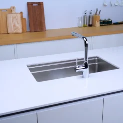 Chậu rửa bát Nobinox Lira NJ562D thiết kế tinh tế, dễ dàng vệ sinh – Bồn rửa chén nhỏ gọn, hiệu quả.