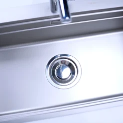 Chậu rửa bát 1 hố NOBINOX LIRA NJ564D – bồn rửa chén inox 304 thiết kế cứng cáp và bền đẹp theo thời gian