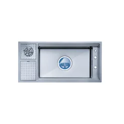 CHẬU RỬA BÁT 1 HỐ NOBINOX LUMIA NJ511B bồn rửa chén rộng rãi, phù hợp không gian bếp gia đình