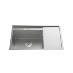 CHẬU RỬA BÁT 1 HỐ NOBINOX LUMIA NJ558B với thiết kế bồn rửa chén inox hiện đại, chậu rửa chén tiện dụng cho mọi gian bếp