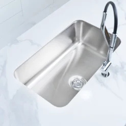 Chậu rửa bát 1 hố NOBINOX PURA NT622U – bồn rửa chén inox 304 phù hợp mọi không gian bếp