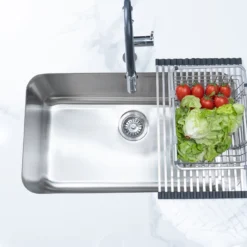Chậu rửa bát 1 hố NOBINOX PURA NT622U – bồn rửa chén inox 304 phù hợp mọi không gian bếp
