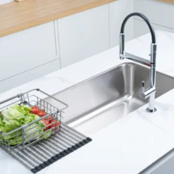 Chậu rửa bát 1 hố NOBINOX PURA NT622U – bồn rửa chén inox 304 phù hợp mọi không gian bếp