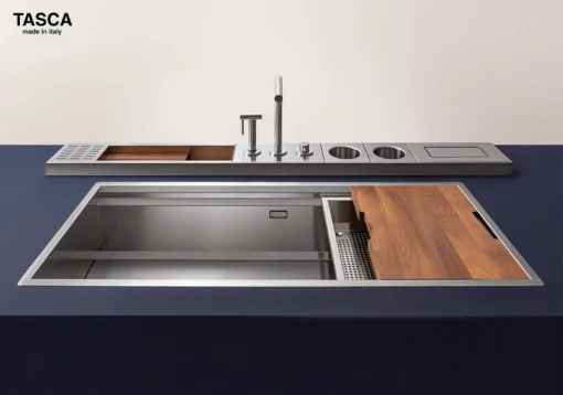 CHẬU RỬA BÁT 1 HỐ TASCA STEP NT644U với thiết kế bồn rửa chén inox hiện đại, chậu rửa chén tiện dụng cho mọi gian bếp