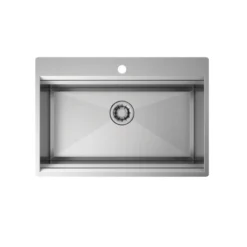 CHẬU RỬA BÁT 1 HỐ TASCA STEP NT651T với thiết kế bồn rửa chén inox hiện đại, chậu rửa chén tiện dụng cho mọi gian bếp