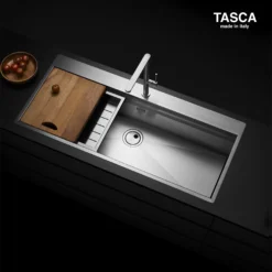 CHẬU RỬA BÁT 1 HỐ TASCA STEP NT685T với thiết kế bồn rửa chén inox hiện đại, chậu rửa chén tiện dụng cho mọi gian bếp