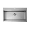 CHẬU RỬA BÁT 1 HỐ TASCA STEP NT685T với thiết kế bồn rửa chén inox hiện đại, chậu rửa chén tiện dụng cho mọi gian bếp