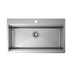 CHẬU RỬA BÁT 1 HỐ TASCA STEP NT685T với thiết kế bồn rửa chén inox hiện đại, chậu rửa chén tiện dụng cho mọi gian bếp
