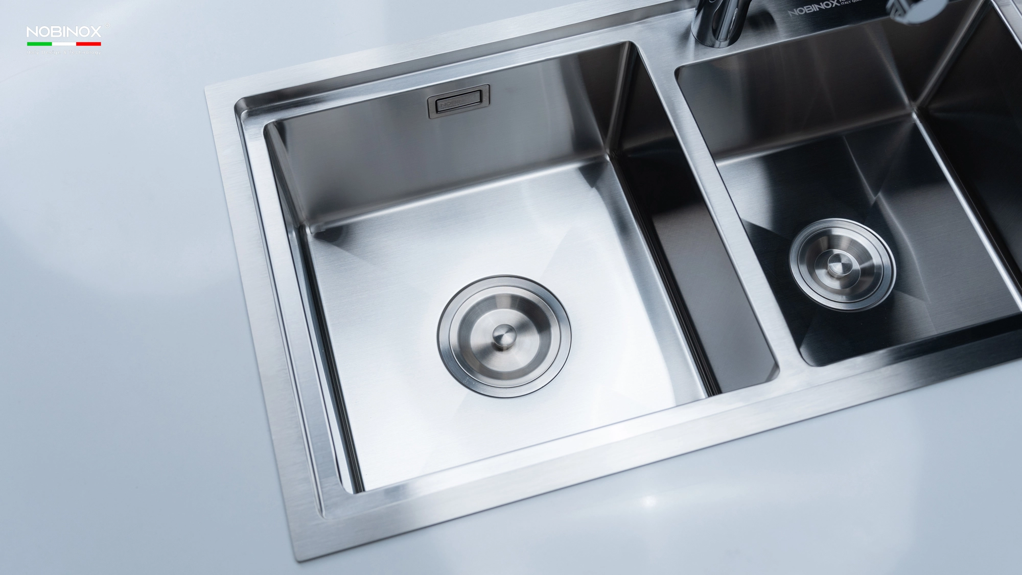 CHẬU RỬA BÁT 2 HỐ NOBINOX LIKEN NL786 chất liệu inox cao cấp, bồn rửa bát sang trọng và bền đẹp CHẬU RỬA BÁT 2 HỐ NOBINOX LIKEN NL786 chất liệu inox cao cấp, bồn rửa bát sang trọng và bền đẹp