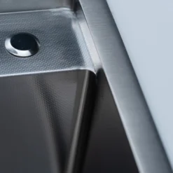 CHẬU RỬA BÁT 2 HỐ NOBINOX LUMIA NJ507D kiểu dáng tinh tế, chậu rửa bát inox dễ vệ sinh