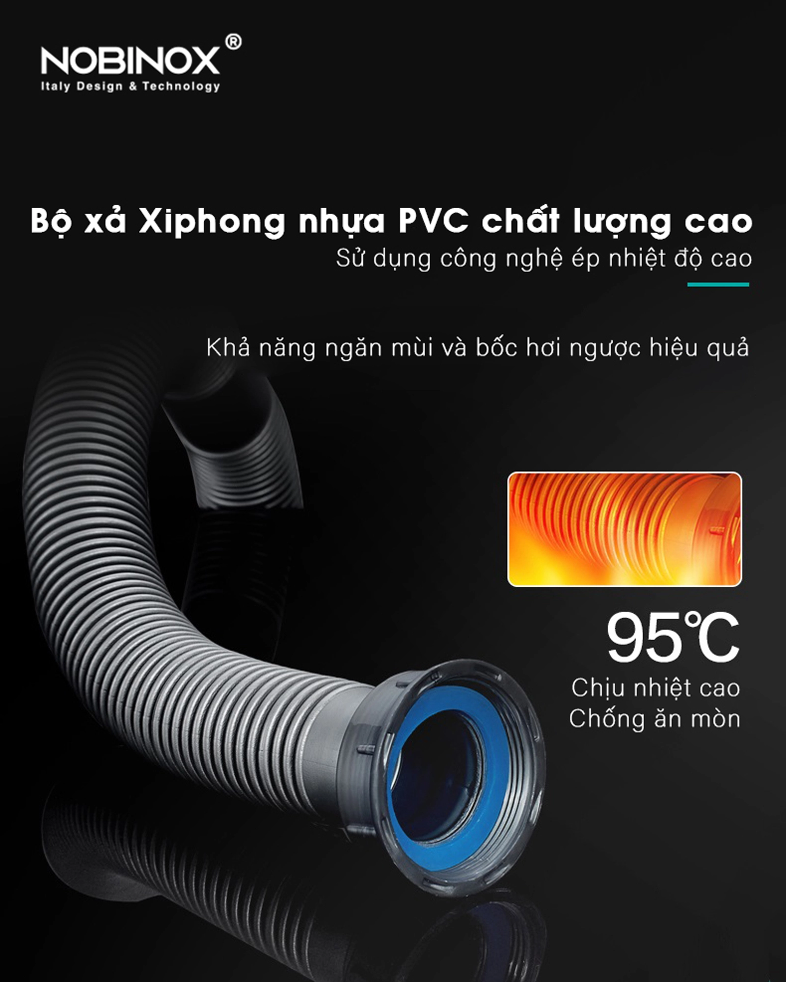 CHẬU RỬA BÁT 2 HỐ NOBINOX LUMIA NJ508D công năng xiphong và bát rác CHẬU RỬA BÁT 2 HỐ NOBINOX LUMIA NJ508D công năng xiphong và bát rác