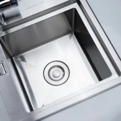 CHẬU RỬA BÁT 2 HỐ NOBINOX LUMIA NJ512 kiểu dáng tinh tế, chậu rửa bát inox dễ vệ sinh