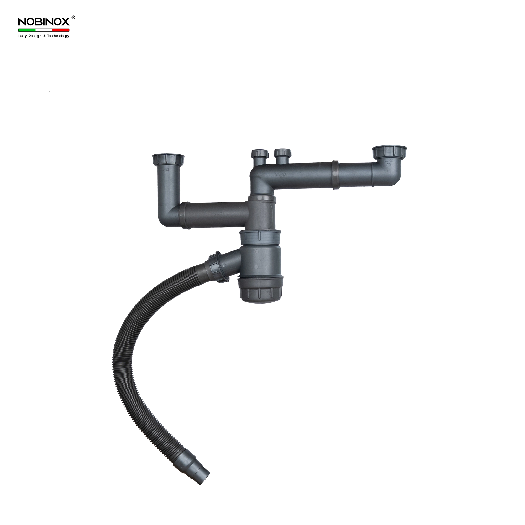 CHẬU RỬA BÁT 2 HỐ NOBINOX LUMIA NJ513B xiphong và bát rác tiện dụng CHẬU RỬA BÁT 2 HỐ NOBINOX LUMIA NJ513B xiphong và bát rác tiện dụng