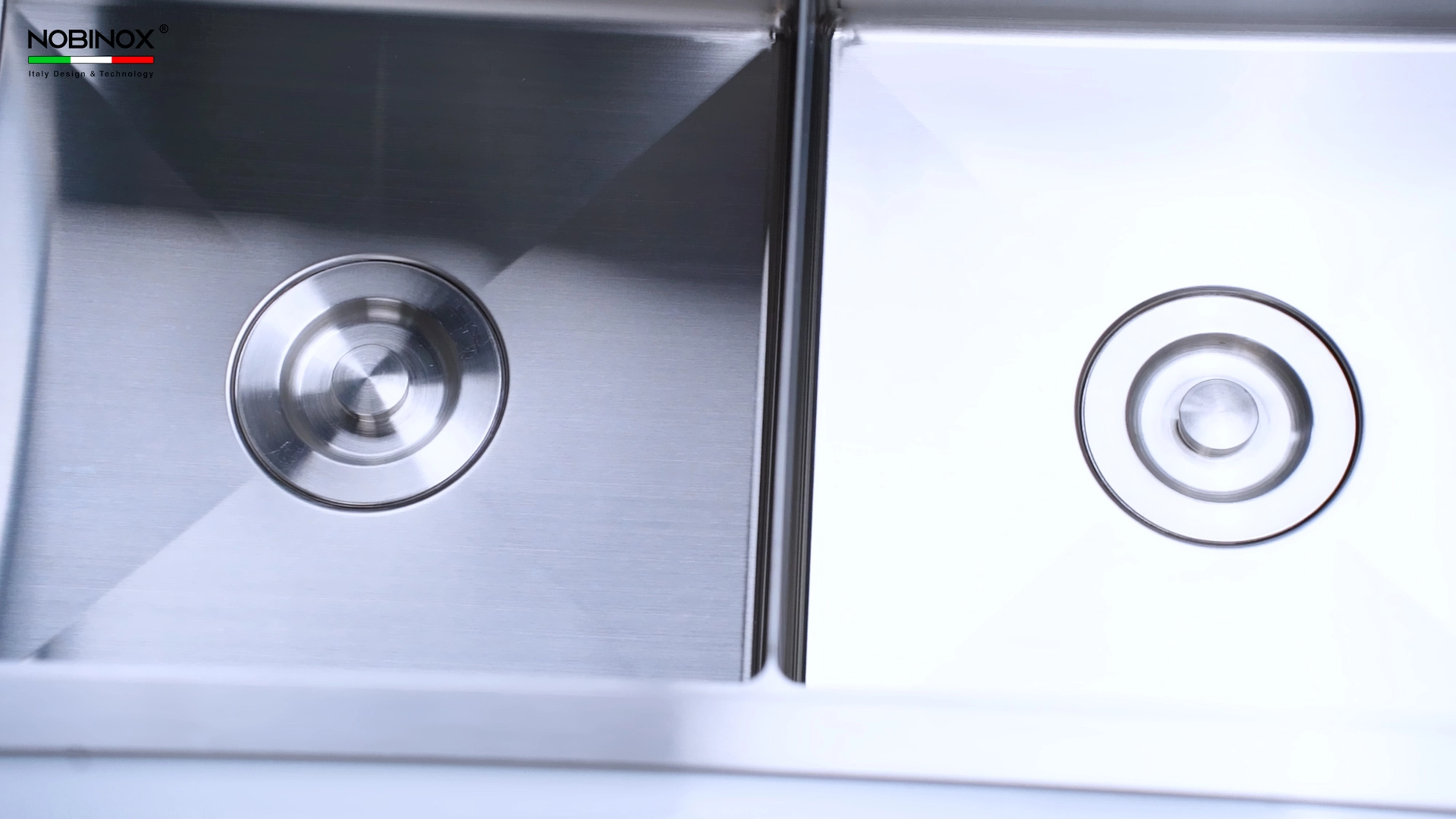 CHẬU RỬA BÁT 2 HỐ NOBINOX LUMIA NJ522 bồn rửa chén rộng rãi, phù hợp không gian bếp gia đình CHẬU RỬA BÁT 2 HỐ NOBINOX LUMIA NJ522 bồn rửa chén rộng rãi, phù hợp không gian bếp gia đình