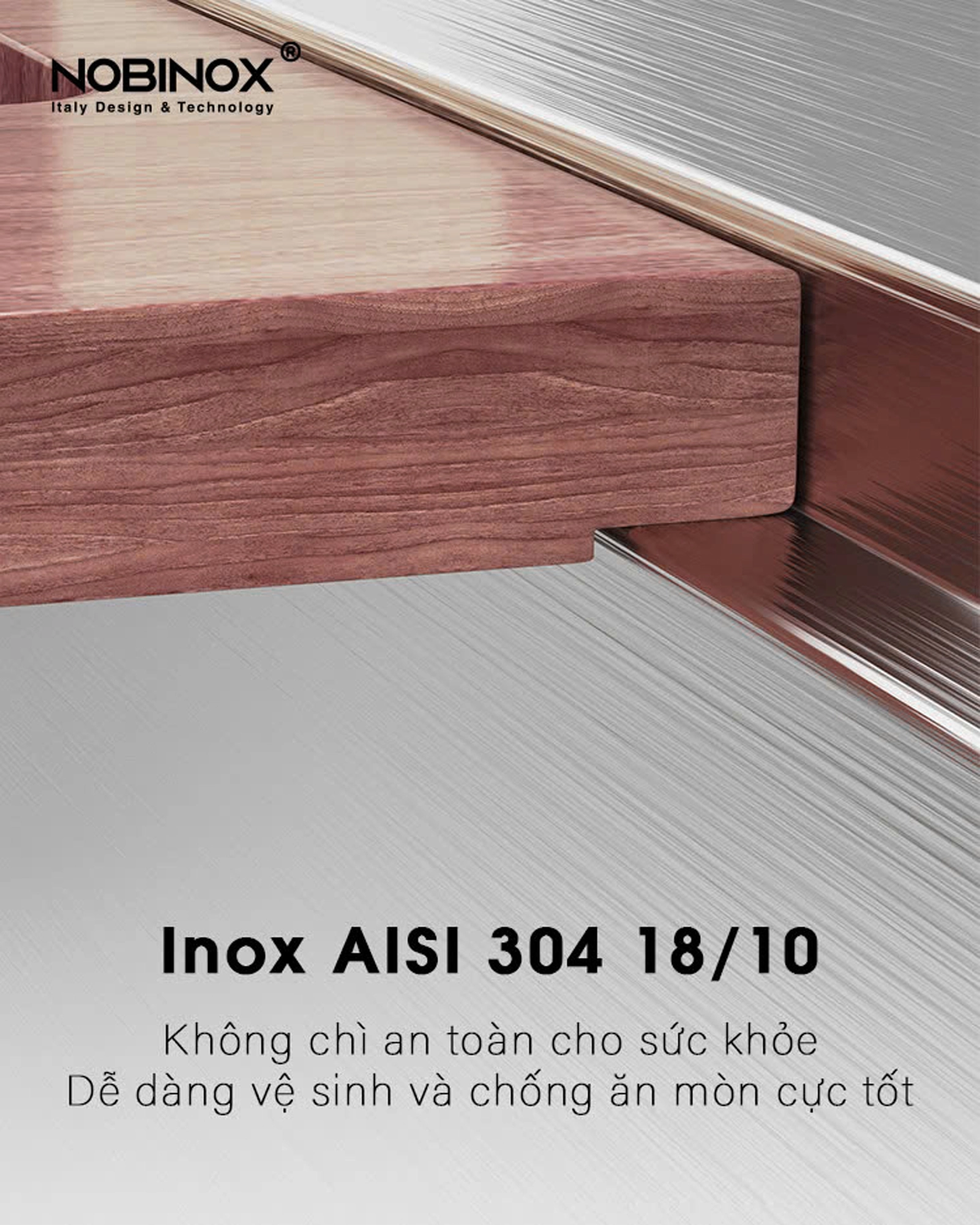CHẬU RỬA BÁT 2 HỐ NOBINOX LUMIA NJ522 kiểu dáng tinh tế, chậu rửa bát inox dễ vệ sinh CHẬU RỬA BÁT 2 HỐ NOBINOX LUMIA NJ522 kiểu dáng tinh tế, chậu rửa bát inox dễ vệ sinh