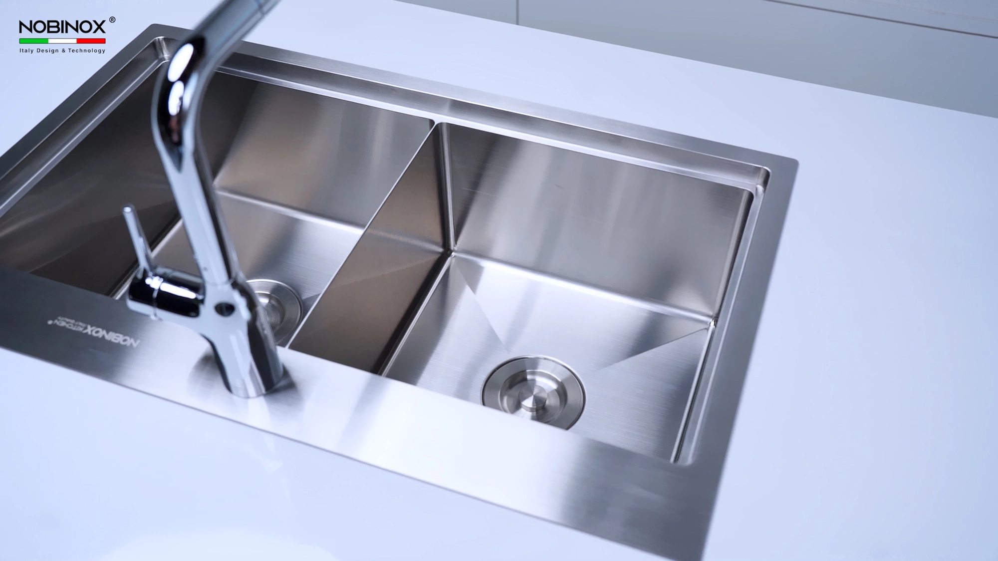 CHẬU RỬA BÁT 2 HỐ NOBINOX LUMIA NJ522 bồn rửa chén rộng rãi, phù hợp không gian bếp gia đình CHẬU RỬA BÁT 2 HỐ NOBINOX LUMIA NJ522 bồn rửa chén rộng rãi, phù hợp không gian bếp gia đình