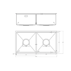 CHẬU RỬA BÁT 2 HỐ NOBINOX LUMIA NJ524 được làm từ inox cao cấp, bền bỉ theo thời gian, phù hợp cho không gian bếp lớn.