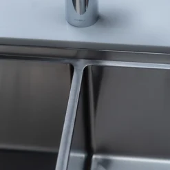 CHẬU RỬA BÁT 2 HỐ NOBINOX LUMIA NJ524 kiểu dáng tinh tế, chậu rửa bát inox dễ vệ sinh