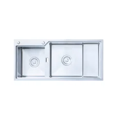 Chậu rửa bát Nobinox Rosa NN975D 1 hố tiết kiệm không gian, dễ dàng lắp đặt – Bồn rửa chén phù hợp mọi bếp.