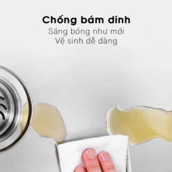 CHẬU RỬA BÁT 2 HỐ TASCA ICON NT642U kiểu dáng tinh tế, chậu rửa bát inox dễ vệ sinh