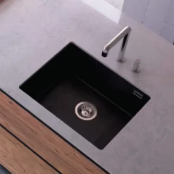 Chậu rửa bát đá 1 hố TASCA MITO NT761B, chất liệu đá cao cấp, thiết kế tinh tế và bền bỉ, lý tưởng cho không gian bếp hiện đại.