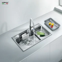 Bồn rửa chén Nobinox Higon NH905 có bề mặt dễ dàng lau chùi và bảo dưỡng.